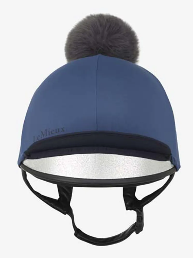 LeMieux Pom Hat Silk in Atlantic-1